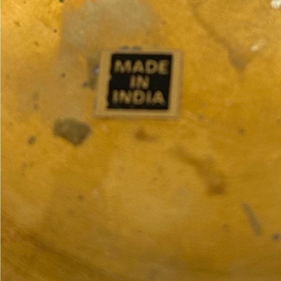 Brass, openwork cutout bowls with enamel color design /STUNNING/ set of 2 - Picture 10 of 10